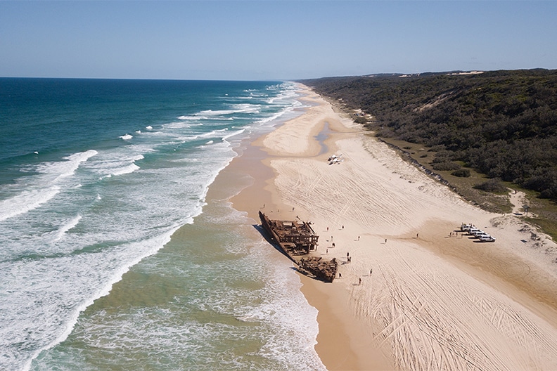 Camping Queensland | How to get to Fraser Island.